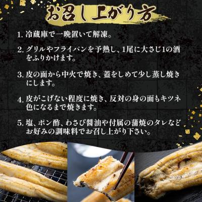 ふるさと納税 香南市 【3カ月定期便】高知県産鰻の白焼き130〜150g×3尾 合計9尾 エコ包装 Wyw-0072 |  | 02