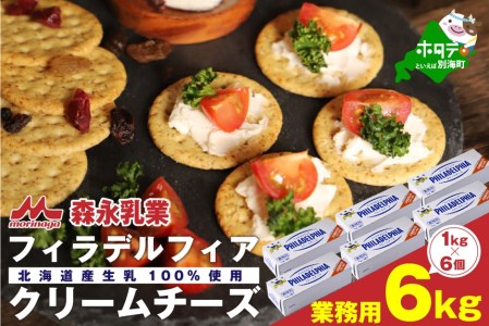 【森永乳業】業務用！フィラデルフィア　クリームチーズ　６ｋｇ （１ｋｇ×６箱）（ ちーず チーズ ちーず好き チーズ好き ちーずぐるめ チーズグルメ 人気 ふるさと納税 ）