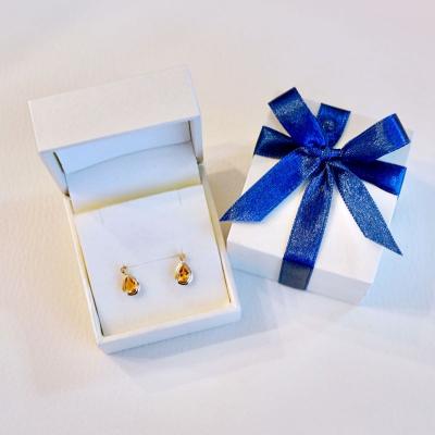 ふるさと納税 甲府市 【ジュエリー】K10 イエローゴールド シトリン ピアス 保証書付 SE-2861 |  | 02