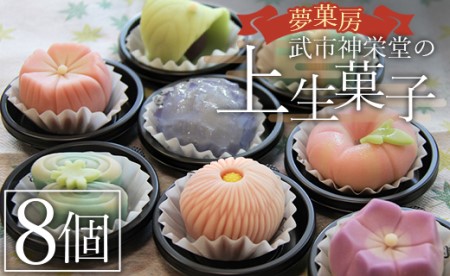 【明治10年創業】高知県香南市 上生菓子 8個 【和菓子 上生菓子 四季 和菓子 季節 和菓子 ギフト 和菓子 高評価 和菓子】 yd-0014