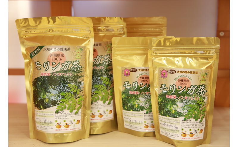 【沖縄ウスリファーム】モリンガ茶ティーパック（大）60g×3袋,（小）30g×2袋のセット