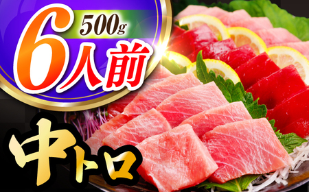 長崎県産 本マグロ「中トロ」(約500g) 中とろ マグロ まぐろ 鮪 マグロ刺身 ブロック トロ 刺身 さしみ 刺し身 冷凍 東彼杵町/大村湾漁業協同組合&nbsp;[BAK036]