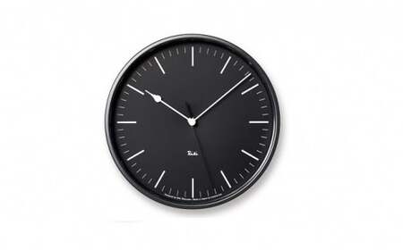 RIKI STEEL CLOCK［電波時計］/ブラック（WR08-24 BK） レムノス Lemnos 時計 装飾品 民芸品 工芸品 伝統技術 インテリア  FAD-2299
