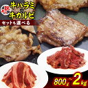 【ふるさと納税】 選べる ！ 訳あり 味付け 牛 ハラミ ＆ カルビ 計 800g ～ 不揃い 日高昆布 使用 特製タレ漬 牛肉 肉 牛ハラミ はらみ 牛カルビ 特製 秘伝 タレ 味付き 昆布 こんぶ ミツイシコンブ 焼肉 焼き肉 BBQ バーベキュー わけあり ワケアリ 冷凍 北海道 新ひだか町