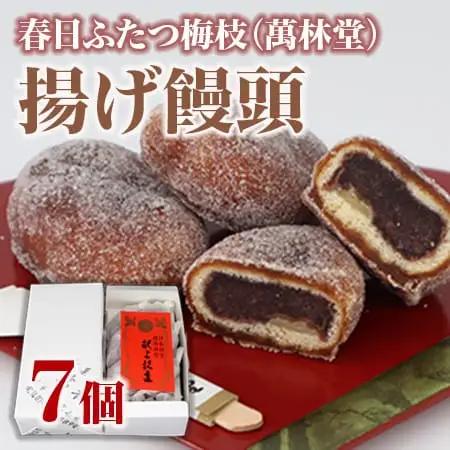 饅頭 『春日ふたつ梅枝（萬林堂）』 揚げ饅頭 和菓子 J-21