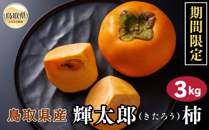 
                  鳥取県産輝太郎（きたろう）柿　3kg【期間･数量限定】_T2600613 ふるさと納税 鳥取 数量限定 特産品 お取り寄せ おすすめ ギフト 名産
                