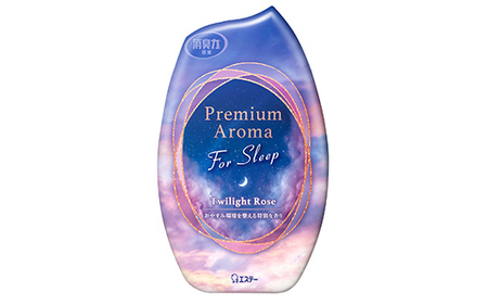エステー消臭力　寝室用　Premium　Aroma　For　Sleep　トワイライトローズ１８個１ケース  F5K-647
