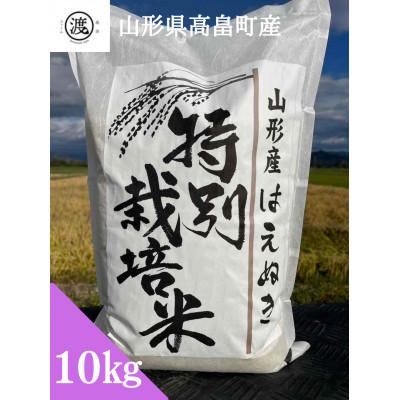 ふるさと納税 高畠町 【発送月固定定期便】【山形県高畠産】特別栽培米 はえぬき 10kg(5kg×2)全9回