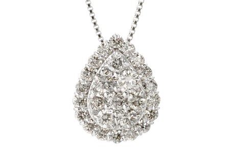 アルカンシェル プラチナダイヤペンダント（計 0.5ct）