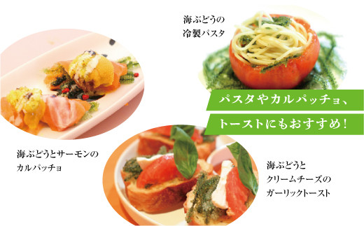 【沖縄県産】生海ぶどう 100g × 10パック セット 専用タレ付き 沖縄県産 | 島食専門店kinchanchi 金ちゃんちの海ぶどう| 鮮度抜群！プチプチ食感。