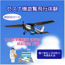 【ふるさと納税】【3名】セスナ機遊覧飛行体験〈約30分コース〉(フライトF・G)　龍ケ崎市と河内町の共通返礼品【配送不可地域：離島・沖縄県】【1538699】