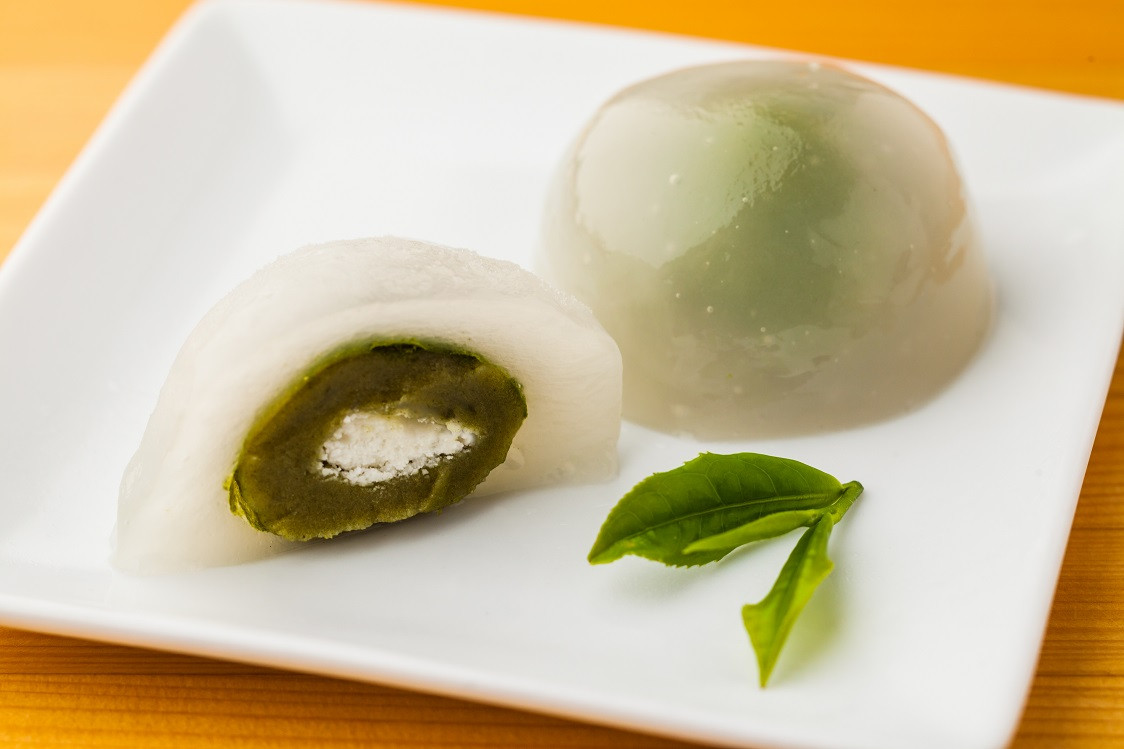 池川茶園のぷるぷるみずもち　煎茶