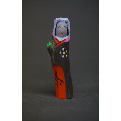 ふるさと納税 宇治市 宇治茶の木こけし人形　3