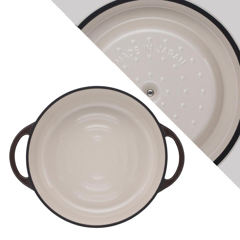 バーミキュラ オーブンポットラウンド26cm 　SUKIYAKI（パールブラウン）