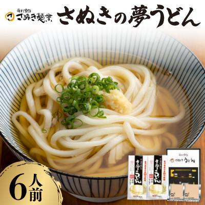 ふるさと納税 香川県 さぬきの夢うどん (1)(6人前)