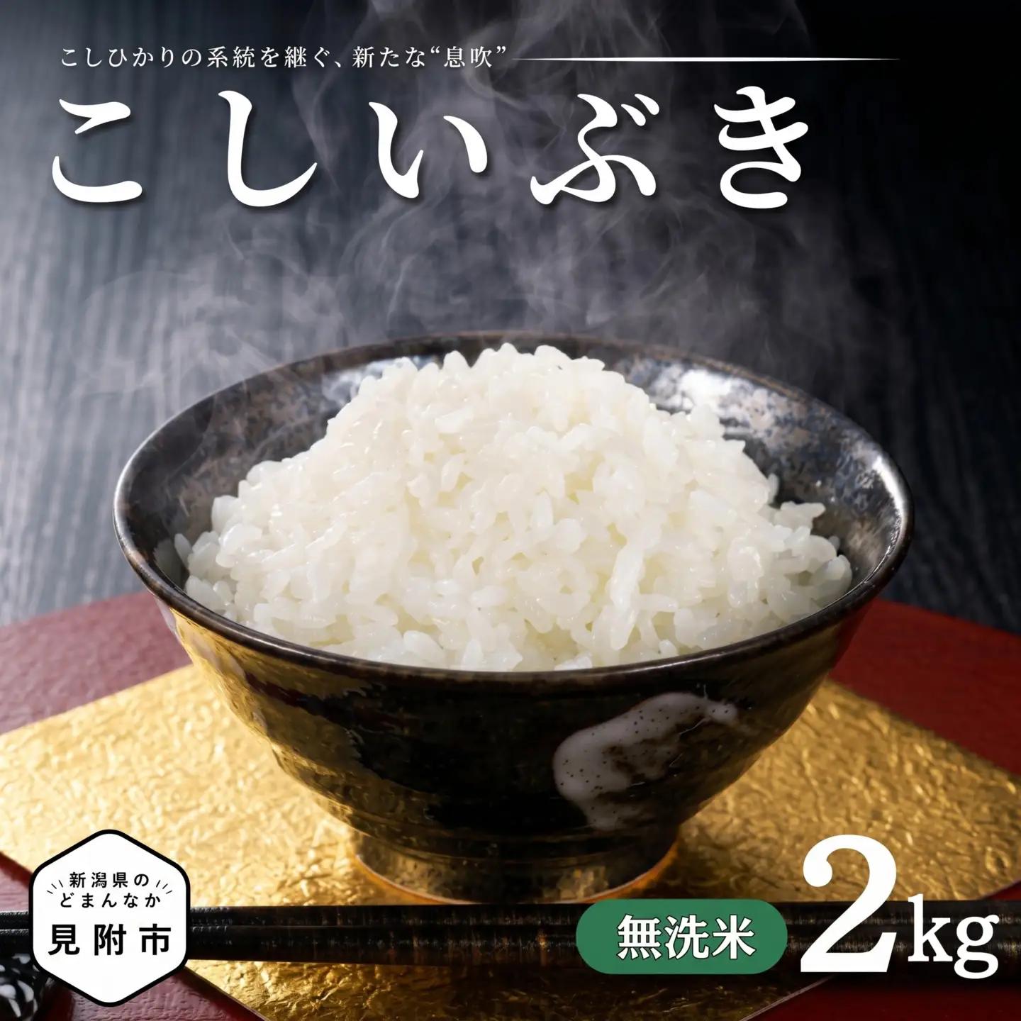 米【令和7年産】こしいぶき 無洗米2kg