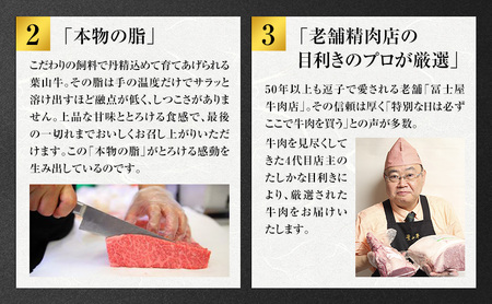 葉山牛サーロインステーキ黒毛和牛冨士屋牛肉店葉山牛【約250g×2枚】