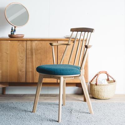 ふるさと納税 大川市 【BENCA】ジャスミン ダイニングチェア H arm(オーク) |  | 01