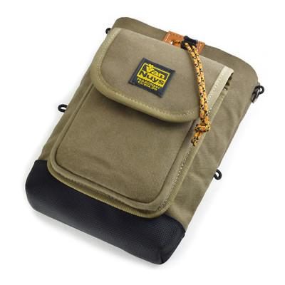 ふるさと納税 松茂町 VanNuys セミフラップフロントポケット付き ウエストオープンツールバッグ(シャドウベージュ)