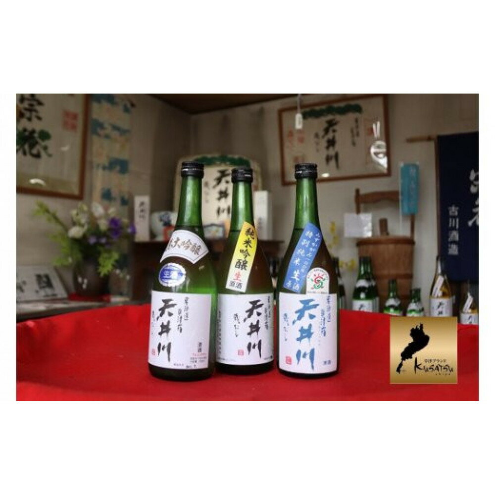 【ふるさと納税】東海道草津宿「天井川」純米大吟醸生原酒・純米吟醸生原酒 ・特別純米生原酒 720ml各1本 飲み比べ