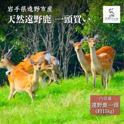 ふるさと納税 遠野市 遠野鹿 1頭買い 14kg程度 | 遠野ジビエの里