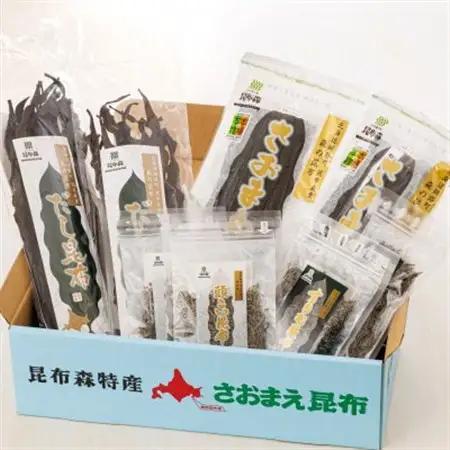 昆布森産　本場の本物　昆布セット_昆布 国産 海藻 カット こんぶ 高級 出汁 コンブ ギフト お祝い 備蓄 保存 料理 昆布森漁業協同組合 北海道 釧路町 昆布の森 昆布森 さおまえ 棹前昆布 だし