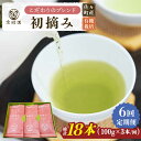 【ふるさと納税】【全6回定期便】「こだわりブレンド茶」さざの 有機栽培茶 初摘み （100g×3本/回）【宝緑園】 [QAH014] 緑茶 煎茶 お茶 茶葉 日本茶 オーガニック 有機栽培 ギフト 贈答 プレゼント エコファーマー