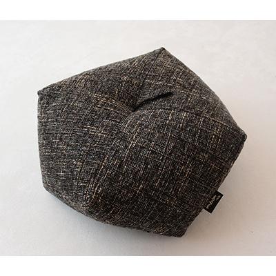 ふるさと納税 京都市 【洛中高岡屋】落ち着いた色目と素材感 ブレンデル おじゃみ座ぶとん(ブラック) |  | 03