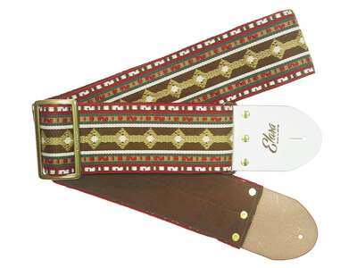【ギターストラップ】 Elara Straps Millau 3 BrownSugar　ギター　ベース　アコースティックギター　アコギ　エレキギター　エレキ　ギターストラップ　ベースストラップ　エララストラップ