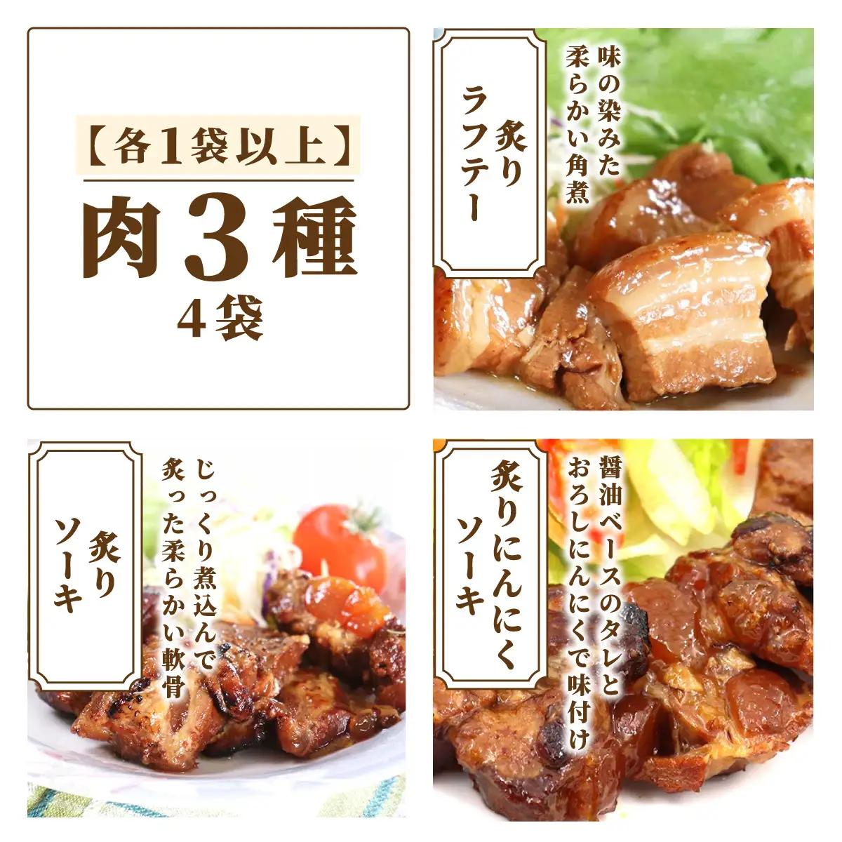 てるきな製麺 具材3種4袋 4人前 ランダムでお届け
