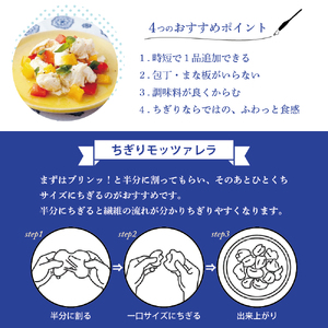 【3ヵ月定期便】明治北海道十勝チーズ 生モッツァレラ６個 セット 計3回 me003-070-t3c