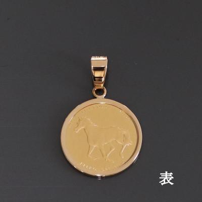 ふるさと納税 山梨市 K24純金 ホースコイン1/25ozペンダントヘッド |  | 01