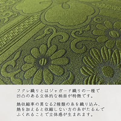 ふるさと納税 蒲郡市 八端判 5枚組 座布団カバー フクレ織り_緑_【G0699】 |  | 01