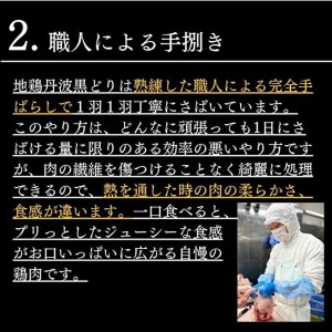 地鶏 丹波黒どり 手羽元 地鶏【4kg】【冷凍】