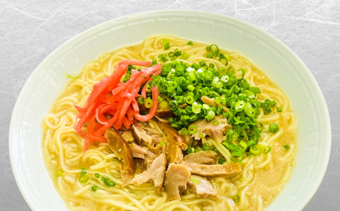 元祖長浜屋協力　豚骨ラーメン５食セット（５食×１袋）≪築上町≫【株式会社マル五】 [ABCJ147]