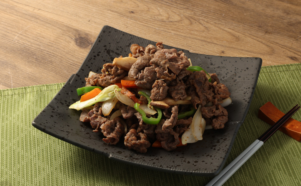 【6ヶ月定期便】馬肉 小間 スライス 1kg（500g×2パック）