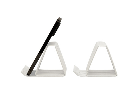 【ふるなび限定】インテリアを楽しむセット ティッシュケース & スマホスタンド ホワイト 岩手県奥州市産 バンドシー Bandc クリネックス エリエール ネピア 対応 for iPhone 16, 