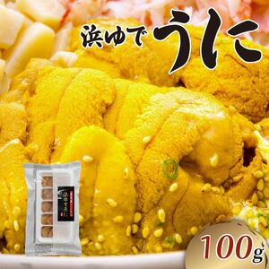 浜ゆで うに 100g×1 ウニ 雲丹 茹でうに 冷凍 寿司 Sea urchin 新鮮 直送 産地直送 ごはん 夕飯 おかず おつまみ 晩酌 米 丼 海産物 海鮮 魚介 魚介類 大船渡 三陸 岩手県 国産