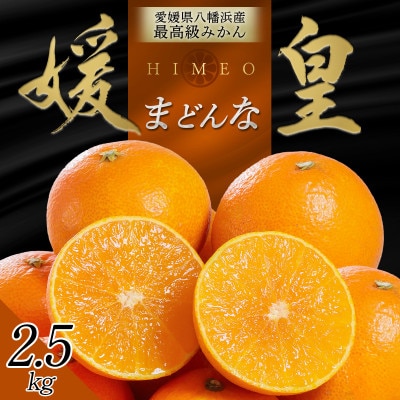 最高級みかん 媛皇 まどんな 2.5kg 愛媛県 八幡浜市 西宇和地区 希少品種【C25-367】【1717437】