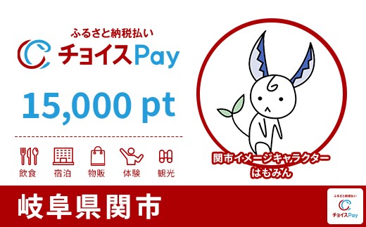 
            関市チョイスPay 15,000pt【会員限定のお礼の品】
          