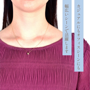 K10　イエローゴールド　ダイヤ0.05ｃｔ　ネックレス 　 管理番号 205233 218-144