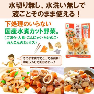 ふるさと納税 射水市 「うまみ丸ごと野菜 国産筑前煮の具 320g」×20袋 |  | 01
