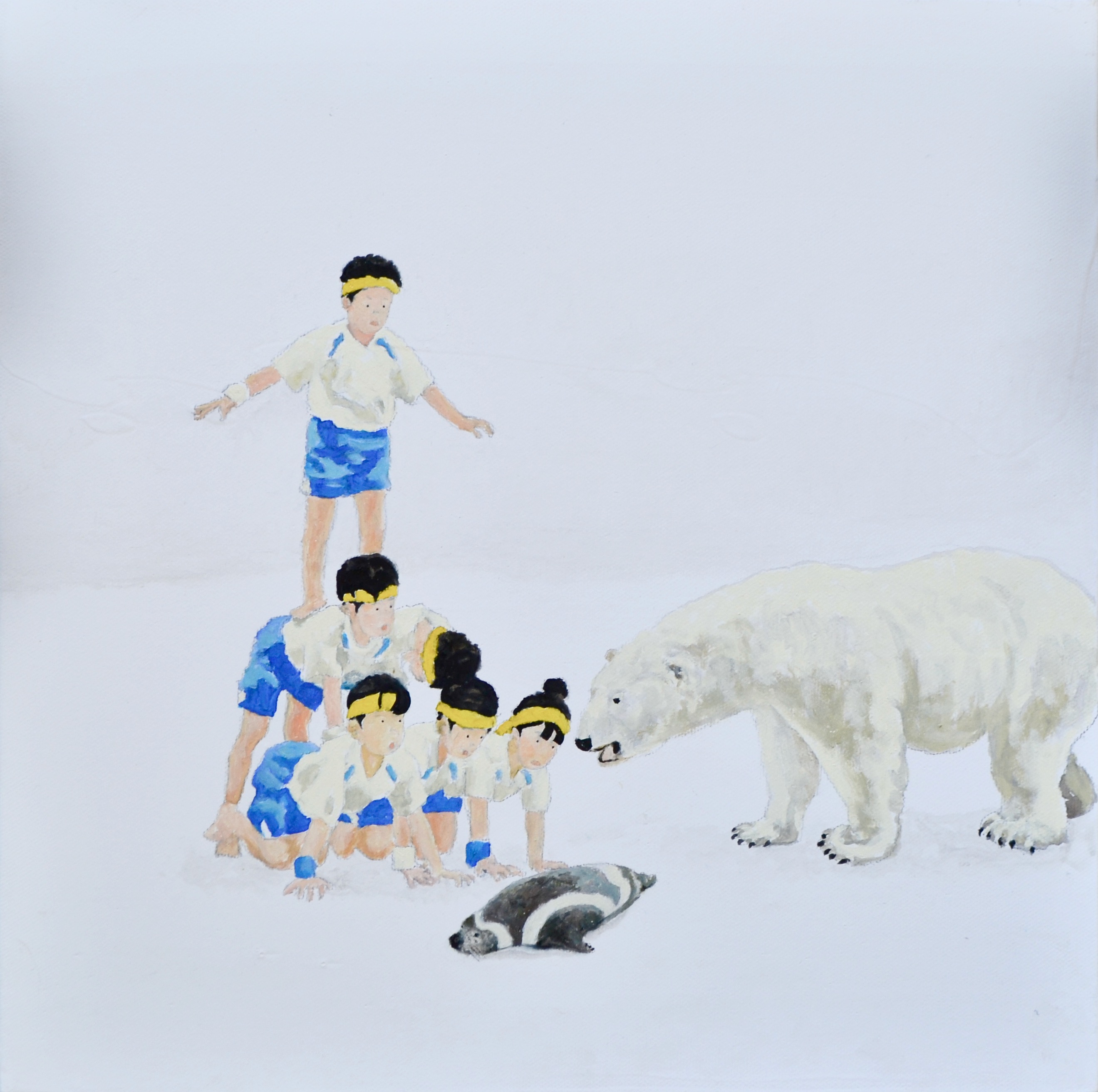 「瞬景１」 絵画 小サイズ 33.0cm×33.0cm HAS001-1