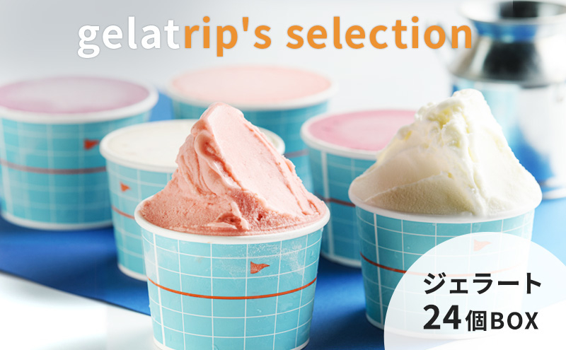 
gelatrip's selection ジェラート24個BOX
