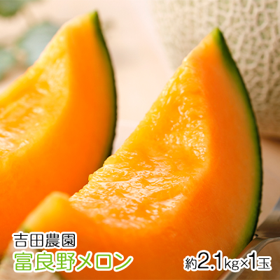 【2026年8月下旬より発送】北海道 富良野 メロン 赤肉 約2.1kg