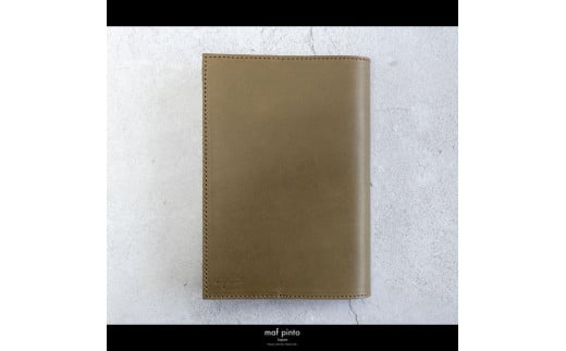 maf pinto (マフ ピント) レザーブックカバー 文庫サイズ オリーブ 本革 日本製