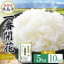 【ふるさと納税】木島平産コシヒカリ「一番開花」約5kg or 約10kg | 一番開花 米 コシヒカリ 長野県 木島平村 北信州