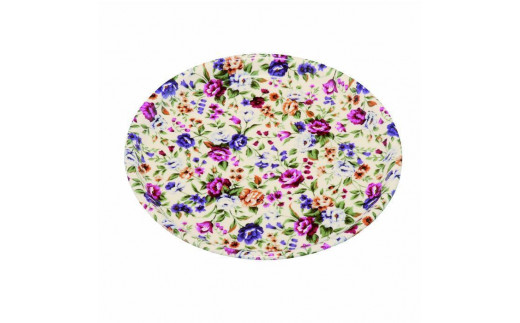 
            カラートレー 布貼丸盆 27cm プチローズ【YG33】
          