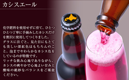 カシスエール24本セット 【 お酒 カシス カシスエール 手摘み 手摘みカシス 贈答 ギフト 】 ABH1002