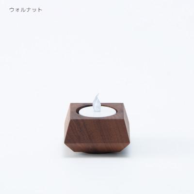ふるさと納税 旭川市 旭川家具 cosine 「キャンドルホルダーCHOCO ウォルナット」_03518